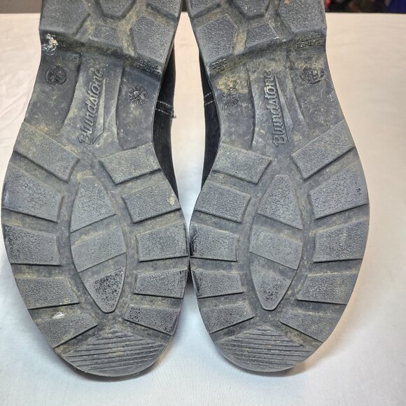 Blundstone Chelsea Women's 6.5 Black Leather Boots Lug Heal - Picture 12 of 16